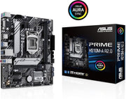 ASUS Prime H510M-A R2.0 Motherboard | Intel LGA1200, DDR4, mATX, USB 3.2, M.2, 1Gb Ethernet, Aura Sync RGB