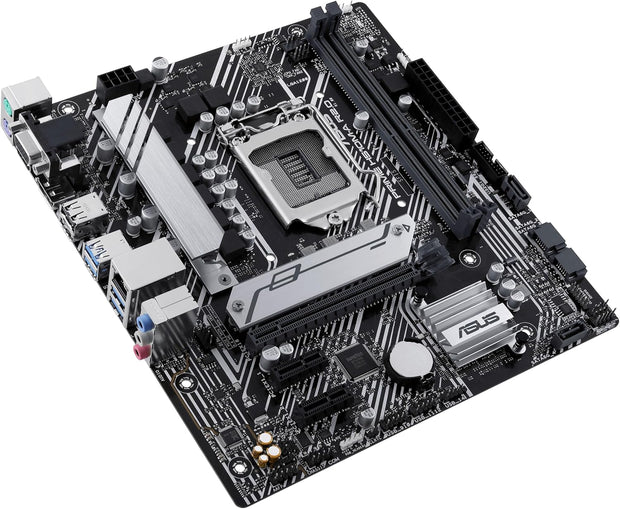 ASUS Prime H510M-A R2.0 Motherboard | Intel LGA1200, DDR4, mATX, USB 3.2, M.2, 1Gb Ethernet, Aura Sync RGB