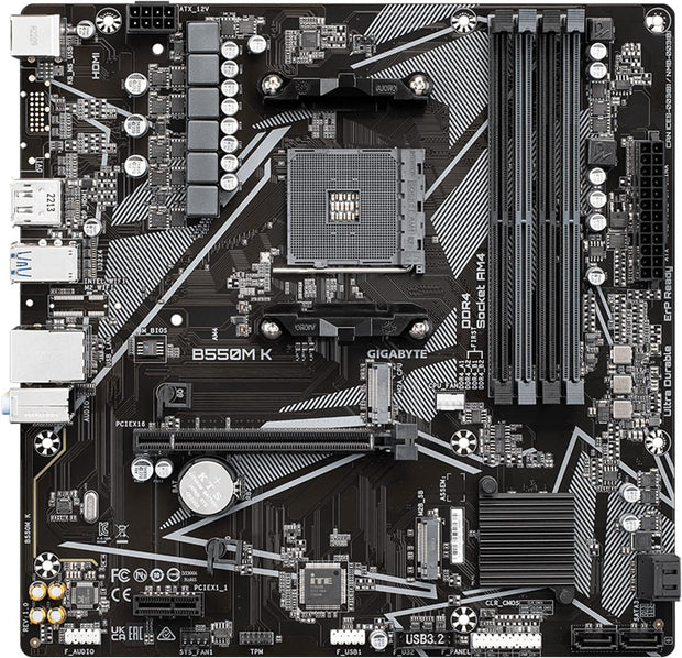 Gigabyte B550M K Motherboard AM4 (AMD)