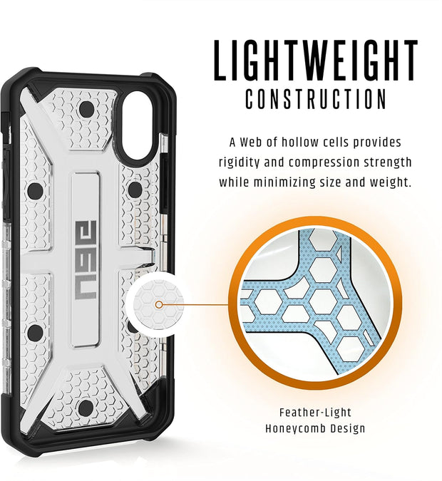 URBAN ARMOR GEAR UAG iPhone Xs / X [5.8-inch Screen] Case Plasma [Ice] Rugged Shockproof Military Drop Tested Protective Cover