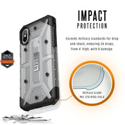 URBAN ARMOR GEAR UAG iPhone Xs / X [5.8-inch Screen] Case Plasma [Ice] Rugged Shockproof Military Drop Tested Protective Cover