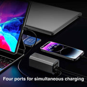 Laser 100W PD Power Bank 20000mAh with LED Display (Black)| Fast Charge for Laptops, Tables and Phones