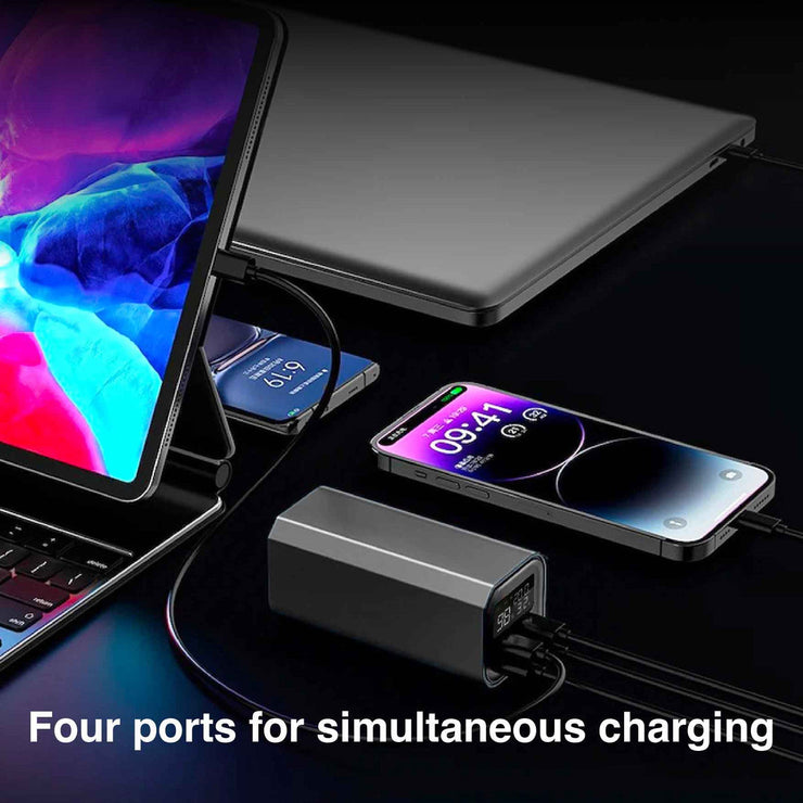 Laser 100W PD Power Bank 20000mAh with LED Display (Black)| Fast Charge for Laptops, Tables and Phones