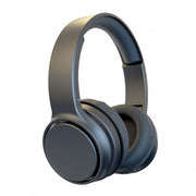 LASER BLUETOOTH FOLDABLE HEADPHONES WITH MIC | BLACK