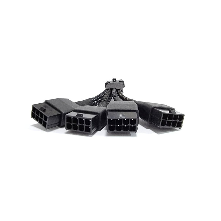 Genuine PNY ATX 3.0 PCIe 5.0 600W 4 x 8 Pin to 12VHPWR 16 Pin Power Adapter Cable for NVIDIA GeForce RTX 4090, RTX 4080, and RTX 3090 Ti