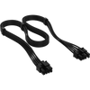 Corsair Type 4 Premium Individually Sleeved PCIe Cable – 8-Pin to 6+2 GPU Power Cable - Black - Tech Junction