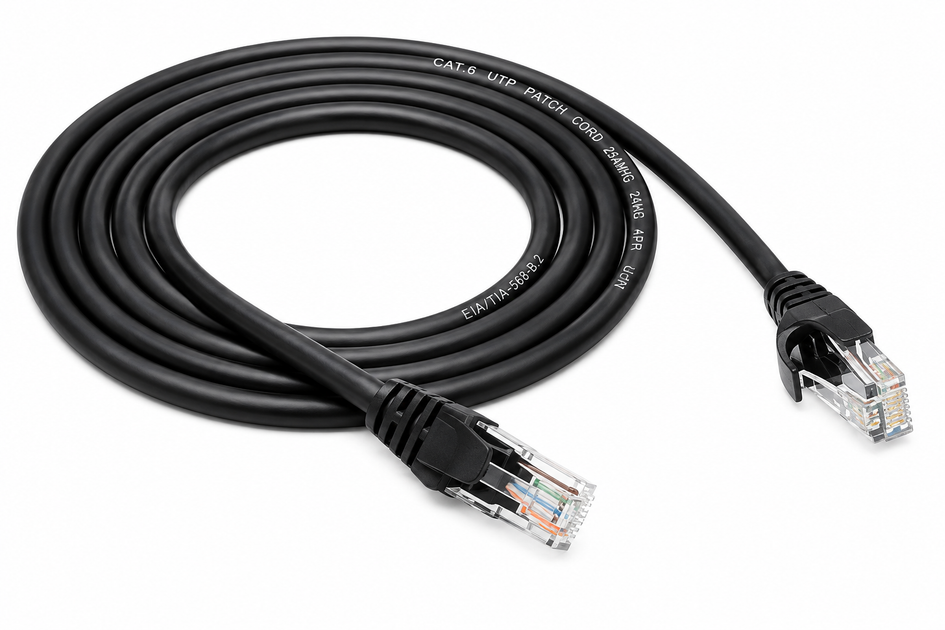 Title Dark Player CAT6 RJ45 Ethernet Network Patch Cable | Gigabit LAN ...