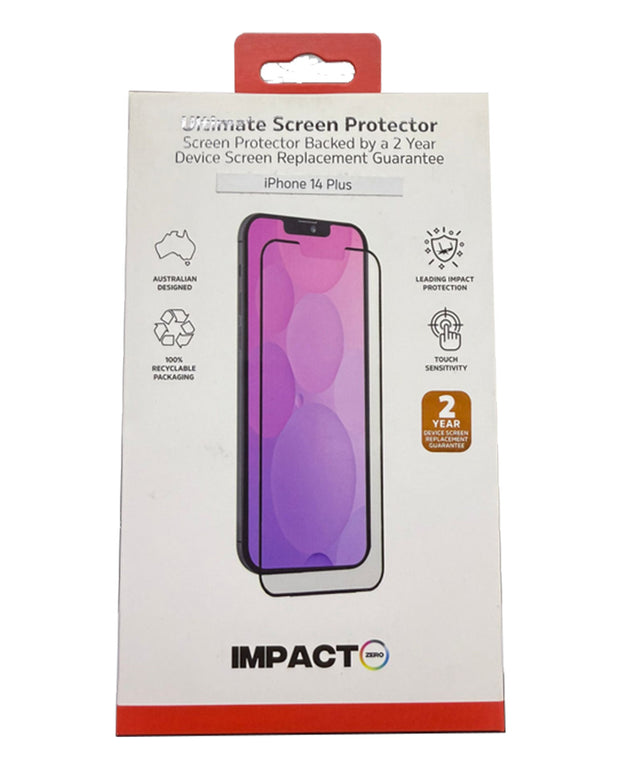 3SixT Impact Zero Ultimate Screen Protector for iPhone 14 Plus - Lifetime Warranty