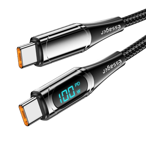 Essager USB-C To USB-C 100W 6A PD Fast Charger Cable - 2m