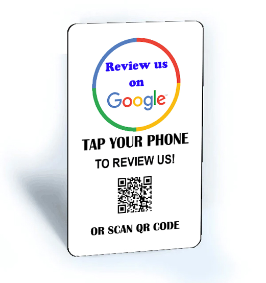 NFC Google Connect & Review Card  'Review us on Google' | Contactless Sharing