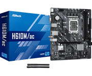 ASRock H610M/AC LGA1700 DDR4 WIFI mATX Motherboard