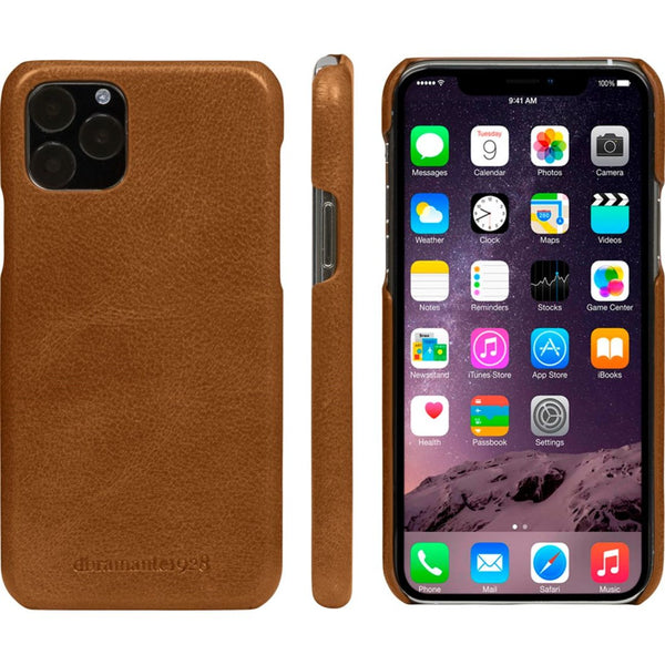 Dbramante1928 Lynge iPhone 11 Pro Max Wallet Case - Tan | Handcrafted Premium Full-Grain Leather