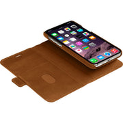 Dbramante1928 Lynge iPhone 11 Pro Max Wallet Case - Tan | Handcrafted Premium Full-Grain Leather