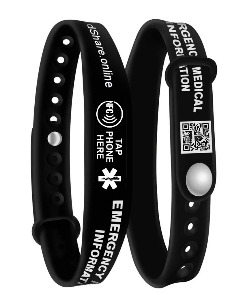 No blood medical on sale alert bracelet