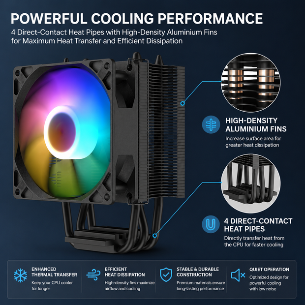 Computer Fans, Heat Sinks & CPU Cooling – Tech Junction