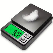 Dark Player Precision Pocket Scale 1000g x 0.01g - Digital Mini Scale for Jewelry, Food, Coffee, Herbs & More - Compact & Portable with Backlit LCD