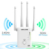 WAVLINK AC1200 Dual Band WiFi Extender / Repeater / Access Point / Router | 4 Antennas | White
