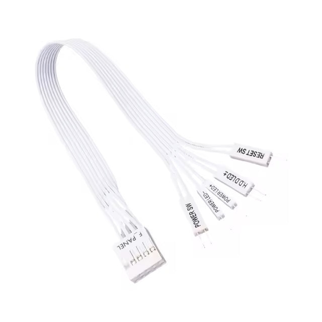 PC Front Panel Header Extension Cable 10cm (F_PANEL) | Power SW, Reset ...