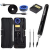 Dark Player S3 Mini Portable USB Rechargeable Soldering Iron Kit | Type-C Rechargeable | Adjustable Temperature | Black | In-Store Only