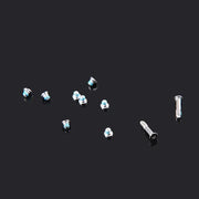 10-Pack Bottom Case Screws Set for MacBook Air 11" 13" A1369 A1466 A1370 MC966 – 2 Long, 8 Short