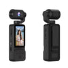 Dark Player Extreme 4K Pocket Body Action Camera | 180° Rotatable Lens | Anti-Shake | 128GB microSD Included