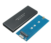 Aluminium Hard Drive Enclosure NGFF M.2 SSD B key to USB 3.0 Case
