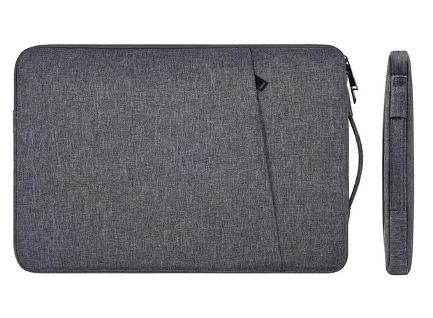 Dark Player Universal 15.6" Laptop Carry Case with Front Pocket & Zip Closure - Gray