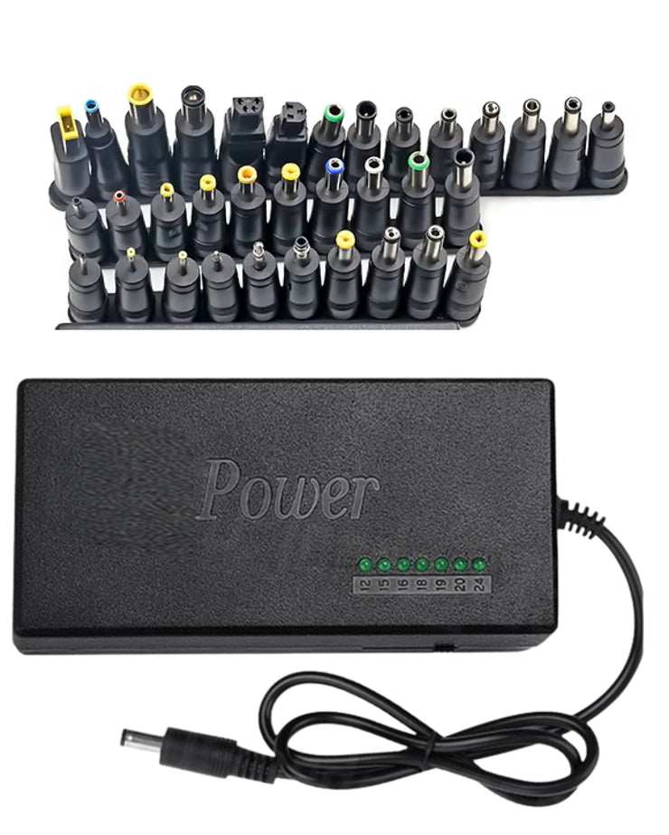 Dark Player 90W Universal Laptop Charger | 12-24V | 34 Tips Connectors