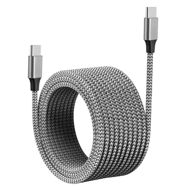 Dark Player Extra Long USB-C to USB-C Cable | 60W PD Fast Charging + Data Transfer | 10m Charging Cable for Phones, Tablets & Laptops