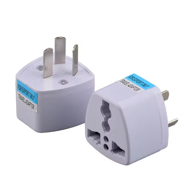 2-Pack | Universal Travel Adapter International UK USA EU to Australian Power Plug