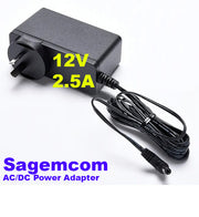 Sagemcom 12V 2.5A AC/DC Power Adapter 2421H MSG-V2500ER120 191687748-XX