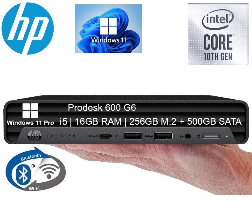 HP ProDesk 600 G6 Desktop Mini PC | i5-10500 @ 4.50GHz