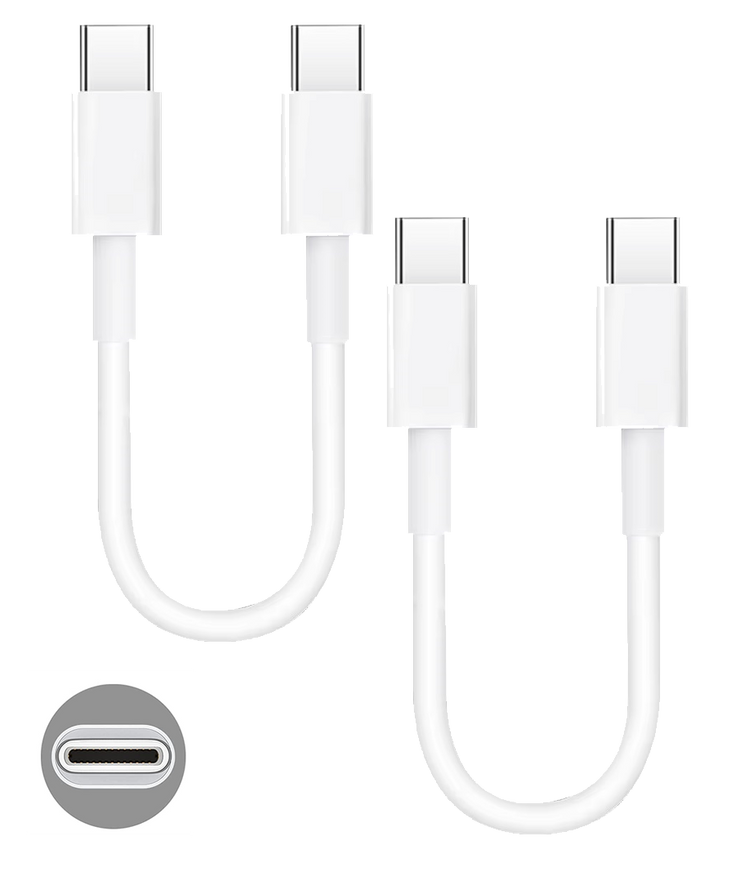 Dark Player PD 60W 50cm USB-C to USB-C Double Fast Charging Data Cable, 0.5m 3A | 2-Pack