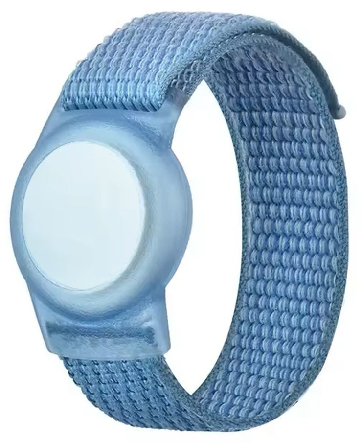 Smart Tracker Wrist & Ankle Band – Works with Apple Find My (iOS Only) | Water-Resistant, Replaceable Battery, Includes Tracking Tag - Blue