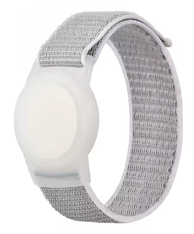 Smart Tracker Wrist & Ankle Band – Works with Apple Find My (iOS Only) | Water-Resistant, Replaceable Battery, Includes Tracking Tag - Gray