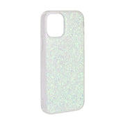 Dark Player Protective iPhone 12/12 Pro Case - Silver Glitter