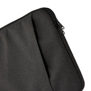 Dark Player Universal 14-inch Laptop Sleeve with Front Pocket &  zip closure - Black