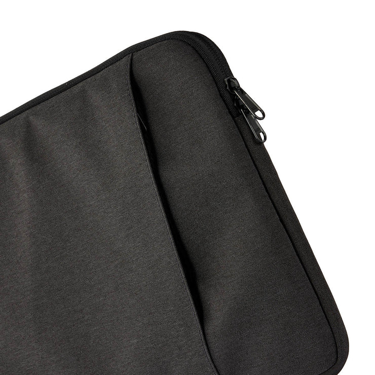 Dark Player Universal 14-inch Laptop Sleeve with Front Pocket &  zip closure - Black