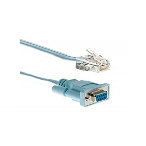 Cisco Console Cable 9-pin DB9 Female Serial RS232 Port to RJ45 Male Cat5 Ethernet LAN Rollover Console Cable 1.8m (Blue)