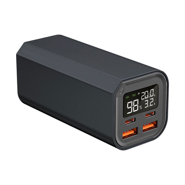 Laser 100W PD Power Bank 20000mAh with LED Display (Black)| Fast Charge for Laptops, Tables and Phones