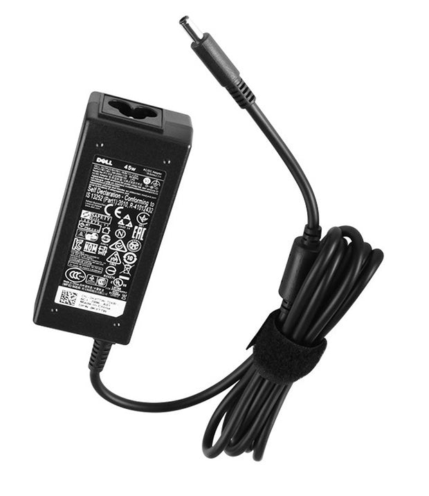 Dell DA45NM140 19.5V 2.31A 45W Laptop Charger AC Adapter - Black Tip (with central pin inside) 4.5mm x 3.0mm