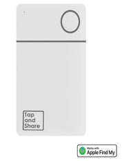 Tap and Share 2-In-1 SmartTrack iCard with 'Am I Lost' - Wallet Tracker (Rechargeable battery) - WORKS WITH THE APPLE® FIND MY™ APP