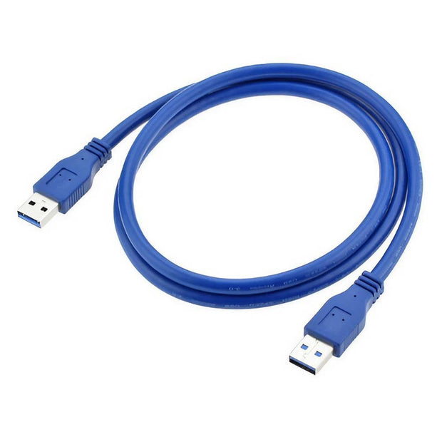 Blue 1.5M Data Connection Cable Type A to Type A USB 3.0 Cable