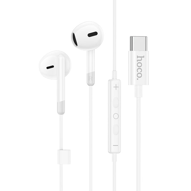 Hoco Premium Type-C Universal Earphones with Mic & Remote