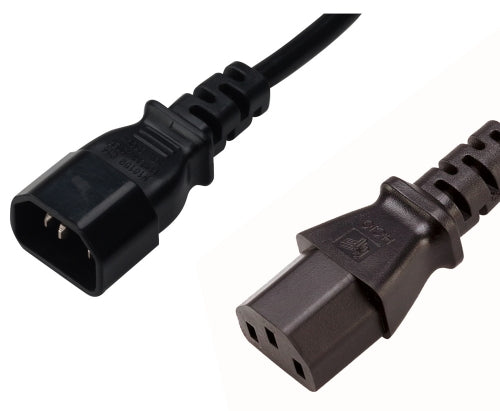 IEC Power Extension Cable (IEC-C13 Female to C14 Male) - 3m