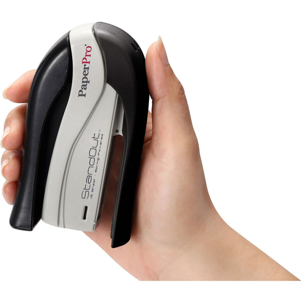 Paperpro Stand-up Stapler - 15 Sheets Capacity - 105 Staples Capacity - Gray