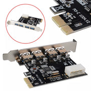 Dark Player PCI-e USB 3.0 Expansion Card - 4 Ports