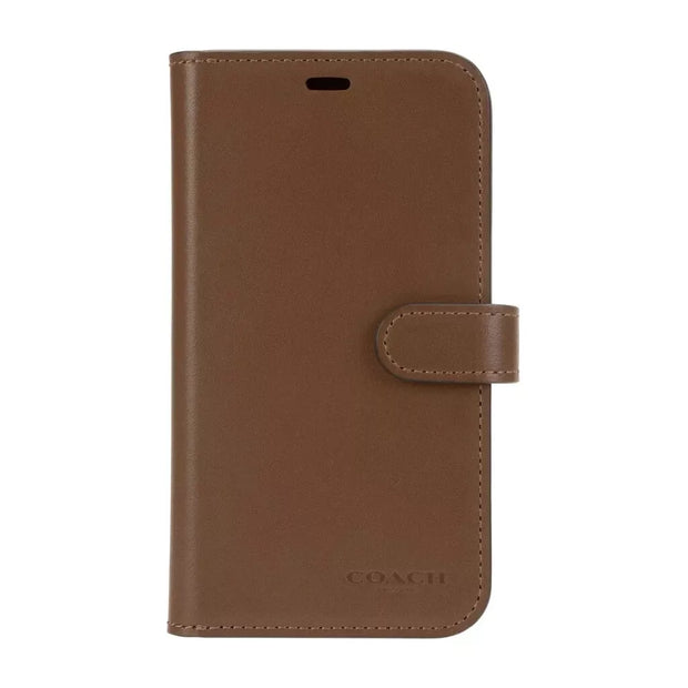 Coach Leather Folio Case for iPhone 11 Pro - Brown | Premium Leather | Full Protection