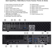 Dell OptiPlex 7060 USDT PC | Intel Core i5 @ 3.500GHz | 16GB RAM | 256GB SSD | WIFI | Windows 11 Pro |Ex-Demo