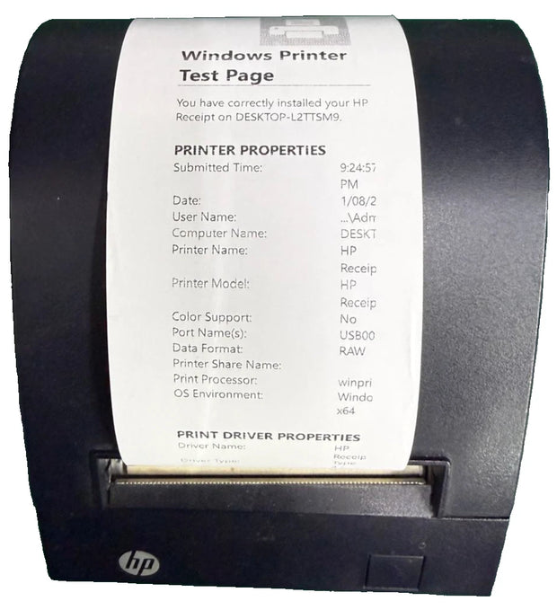 HP POS Thermal Receipt Printer USB & Serial Model: A799-C80D-HN00 P/N 609397-003 (Refurbished)